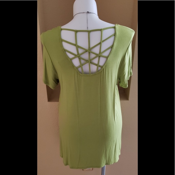 Ashley Stewart top 18/20 Green NWOT - Picture 3 of 4